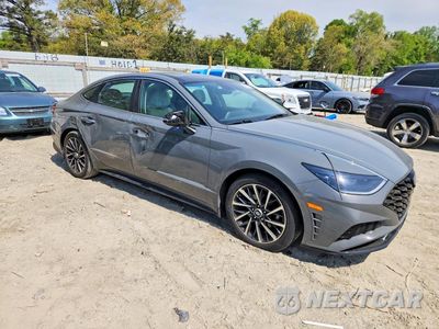 Czwarte zdjęcie samochodu z boku: 2020 HYUNDAI SONATA LIMITED VIN:5NPEH4J28LH050674 - miniatura
