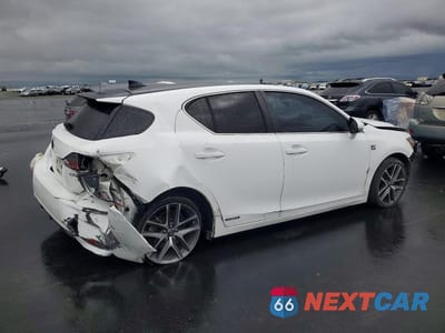 Trzecie zdjęcie samochodu z tyłu: 2015 LEXUS CT 200 VIN:JTHKD5BH2F2218062 - miniatura