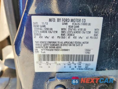 Zdjęcie 13 z 13 samochodu: 2014 FORD F250 SUPER DUTY VIN:1FT7W2BT5EEA95861 - miniatura