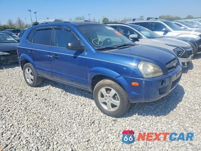 Czwarte zdjęcie samochodu z boku: 2005 HYUNDAI TUCSON GL VIN:KM8JM12BX5U123894 - miniatura