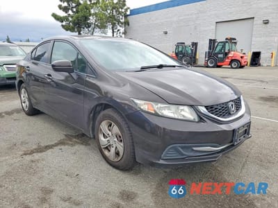 Czwarte zdjęcie samochodu z boku: 2014 HONDA CIVIC LX VIN:2HGFB2F59EH555567 - miniatura