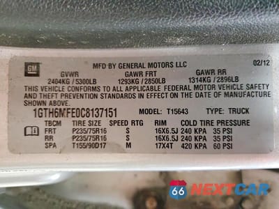Zdjęcie 12 z 12 samochodu: 2012 GMC CANYON SLE VIN:1GTH6MFE0C8137151 - miniatura