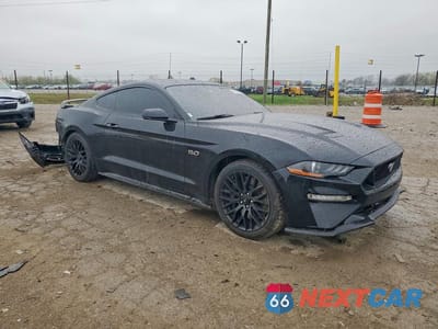 Czwarte zdjęcie samochodu z boku: 2019 FORD MUSTANG GT VIN:1FA6P8CF2K5153138 - miniatura