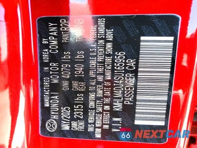 Zdjęcie 13 z 13 samochodu: 2025 HYUNDAI ELANTRA HYBRID BLUE VIN:KMHLM4DJ4SU165956 - miniatura