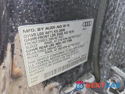 Zdjęcie 13 z 13 samochodu: 2019 AUDI Q8 PRESTIGE VIN:WA1CVAF18KD005912 - miniatura
