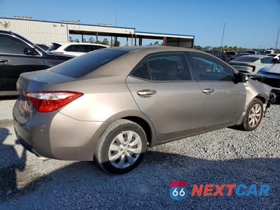 Trzecie zdjęcie samochodu z tyłu: 2016 TOYOTA COROLLA LE VIN:2T1BURHE2GC676533 - miniatura