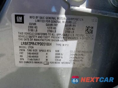 Zdjęcie 13 z 13 samochodu: 2023 BUICK ENVISION ESSENCE VIN:LRBFZPR47PD051804 - miniatura