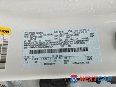Zdjęcie 13 z 13 samochodu: 2025 FORD BRONCO OUTER BANKS VIN:1FMDE8BH4SLB18604 - miniatura