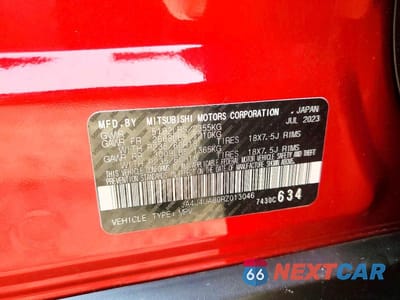 Zdjęcie 13 z 13 samochodu: 2024 MITSUBISHI OUTLANDER ES VIN:JA4J4UA80RZ013046 - miniatura