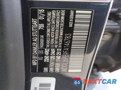 Zdjęcie 13 z 13 samochodu: 2015 MERCEDES-BENZ CLS 400 VIN:WDDLJ6FB9FA146783 - miniatura