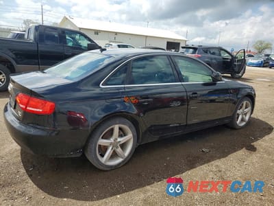 Trzecie zdjęcie samochodu z tyłu: 2010 AUDI A4 PREMIUM PLUS VIN:WAUFFAFL9AN042460 - miniatura