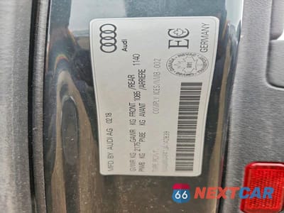 Zdjęcie 12 z 12 samochodu: 2018 AUDI A4 KOMFORT VIN:WAUANAF41JA142839 - miniatura