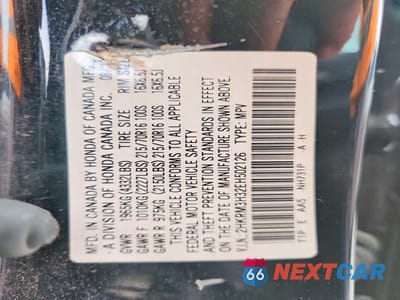 Zdjęcie 14 z 14 samochodu: 2014 HONDA CR-V LX VIN:2HKRM3H32EH502126 - miniatura