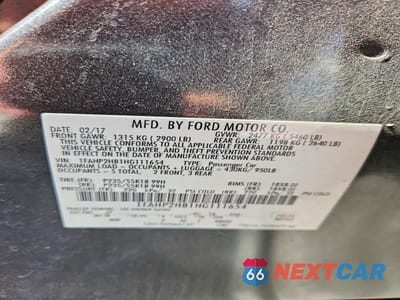 Zdjęcie 12 z 12 samochodu: 2017 FORD TAURUS SEL VIN:1FAHP2H81HG111654 - miniatura