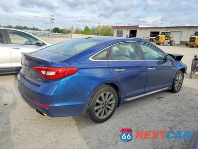 Trzecie zdjęcie samochodu z tyłu: 2017 HYUNDAI SONATA LIMITED VIN:5NPE34AF0HH468025 - miniatura