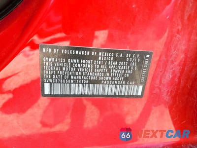 Zdjęcie 12 z 12 samochodu: 2019 VOLKSWAGEN JETTA S VIN:3VWCB7BU5KM174109 - miniatura