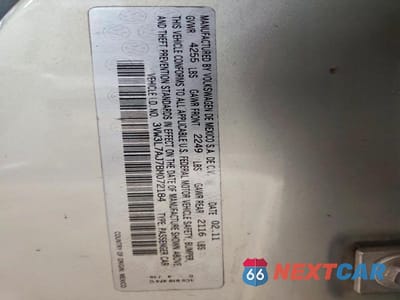 Zdjęcie 12 z 12 samochodu: 2011 VOLKSWAGEN JETTA TDI VIN:3VW3L7AJ7BM072184 - miniatura