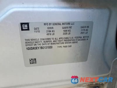 Zdjęcie 12 z 12 samochodu: 2011 CADILLAC CTS VIN:1G6DA5EY7B0131930 - miniatura