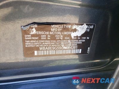 Zdjęcie 13 z 13 samochodu: 2016 BMW 328 I SULEV VIN:WBA8E9G59GNT84381 - miniatura