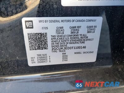 Zdjęcie 13 z 13 samochodu: 2026 CHEVROLET SILVERADO K1500 HIGH COUNTRY VIN:2GCUKJED3T1100146 - miniatura