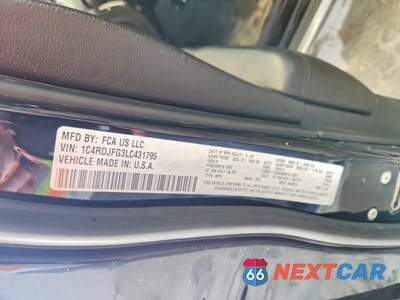 Zdjęcie 14 z 14 samochodu: 2020 DODGE DURANGO SSV AWD HEMI 5.7L V8 VIN:1C4RDJFG3LC431795 - miniatura
