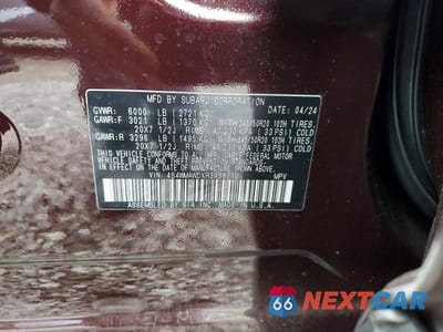 Zdjęcie 13 z 13 samochodu: 2024 SUBARU ASCENT TOURING VIN:4S4WMAWDXR3438210 - miniatura