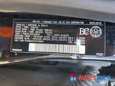 Zdjęcie 13 z 13 samochodu: 2012 VOLVO XC60 T6 VIN:YV4902DZ1C2319814 - miniatura