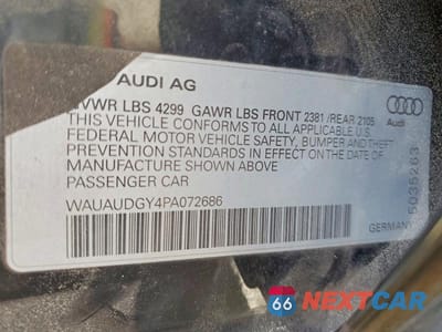 Zdjęcie 12 z 12 samochodu: 2023 AUDI A3 PREMIUM VIN:WAUAUDGY4PA072686 - miniatura