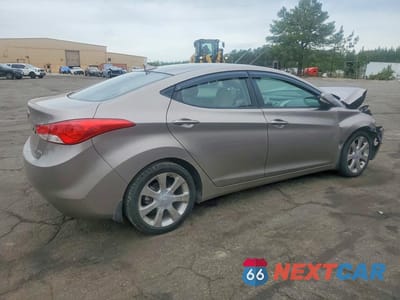 Trzecie zdjęcie samochodu z tyłu: 2012 HYUNDAI ELANTRA LIMITED VIN:5NPDH4AE6CH112692 - miniatura