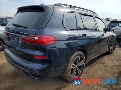 Trzecie zdjęcie samochodu z tyłu: 2022 BMW X7 XDRIVE40I VIN:5UXCW2C05N9L10679 - miniatura