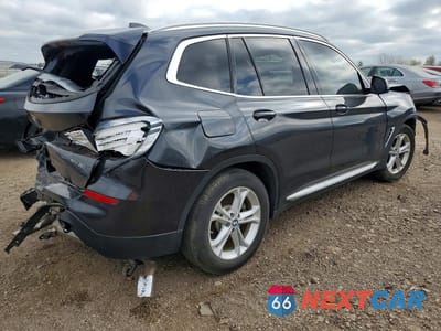 Trzecie zdjęcie samochodu z tyłu: 2020 BMW X3 XDRIVE30I VIN:5UXTY5C02LLT36961 - miniatura