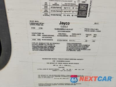 Zdjęcie 10 z 10 samochodu: 2018 JAYCO WHITE HAWK CAMPER VIN:1UJBJ0BR0J14L0107 - miniatura