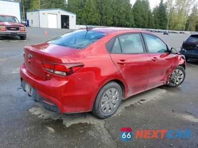 Trzecie zdjęcie samochodu z tyłu: 2019 KIA RIO S VIN:3KPA24AB5KE216393 - miniatura