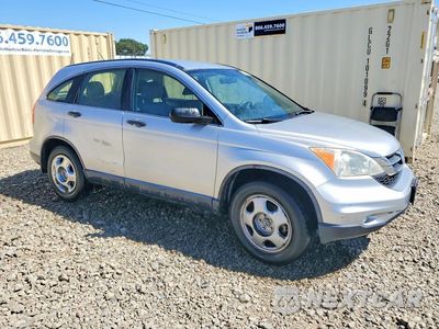 Czwarte zdjęcie samochodu z boku: 2010 HONDA CR-V LX VIN:JHLRE3H33AC004667 - miniatura