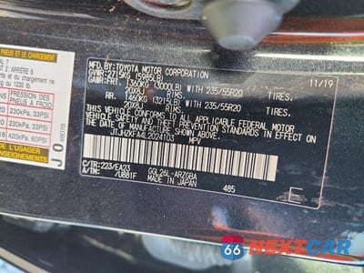 Zdjęcie 13 z 13 samochodu: 2020 LEXUS RX 350 L VIN:JTJHZKFA4L2024103 - miniatura