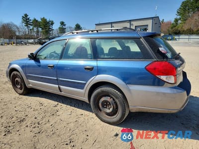 Drugie zdjęcie samochodu z przodu: 2008 SUBARU OUTBACK VIN:4S4BP60CX87356598 - miniatura