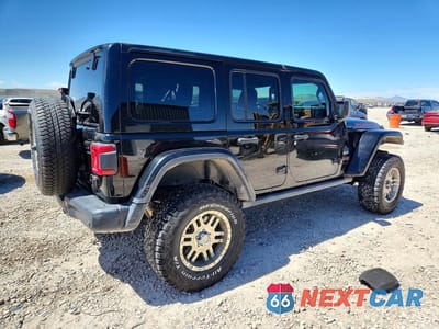 Trzecie zdjęcie samochodu z tyłu: 2018 JEEP WRANGLER UNLIMITED RUBICON VIN:1C4HJXFG0JW108520 - miniatura