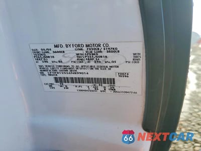 Zdjęcie 12 z 12 samochodu: 2004 FORD F150 VIN:1FTPX12534NB99014 - miniatura