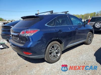 Trzecie zdjęcie samochodu z tyłu: 2013 LEXUS RX 450H VIN:JTJBC1BA4D2062665 - miniatura