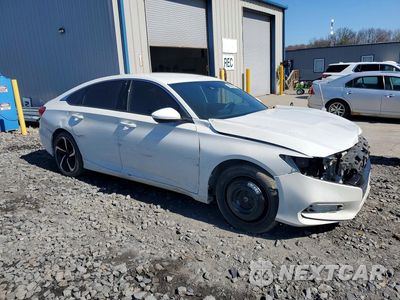 Czwarte zdjęcie samochodu z boku: 2018 HONDA ACCORD SPORT VIN:1HGCV1F31JA209105 - miniatura