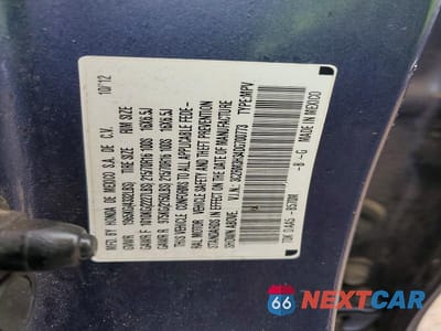 Zdjęcie 12 z 12 samochodu: 2013 HONDA CR-V LX VIN:3CZRM3H34DG700773 - miniatura