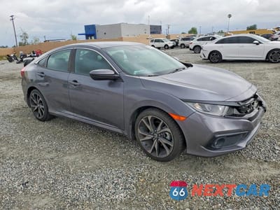 Czwarte zdjęcie samochodu z boku: 2021 HONDA CIVIC SPORT VIN:2HGFC2F87MH518264 - miniatura