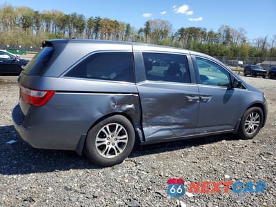 Trzecie zdjęcie samochodu z tyłu: 2012 HONDA ODYSSEY EXL VIN:5FNRL5H66CB067406 - miniatura