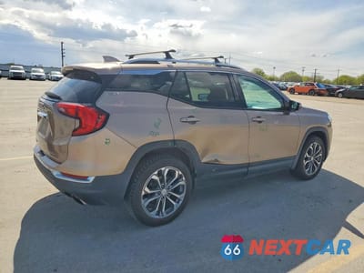Trzecie zdjęcie samochodu z tyłu: 2018 GMC TERRAIN SLT VIN:3GKALVEX3JL267477 - miniatura