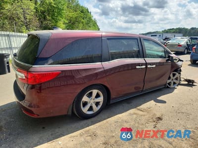 Trzecie zdjęcie samochodu z tyłu: 2019 HONDA ODYSSEY EX VIN:5FNRL6H54KB133169 - miniatura