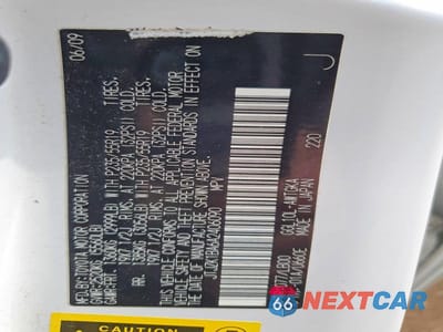 Zdjęcie 12 z 12 samochodu: 2010 LEXUS RX 350 VIN:JTJZK1BA6A2406090 - miniatura