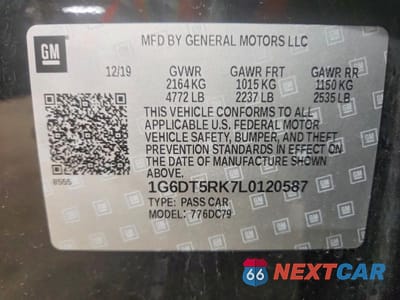 Zdjęcie 13 z 13 samochodu: 2020 CADILLAC CT5 PREMIUM LUXURY VIN:1G6DT5RK7L0120587 - miniatura