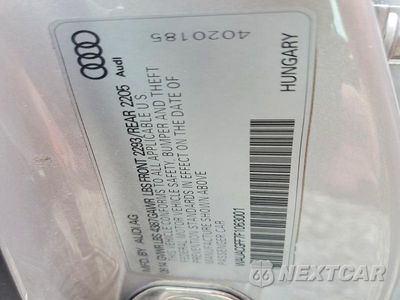 Zdjęcie 12 z 12 samochodu: 2015 AUDI A3 VIN:WAUACGFF7F1063001 - miniatura