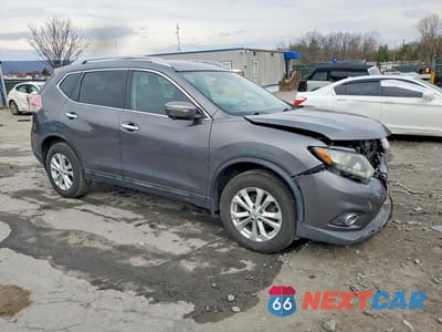 Czwarte zdjęcie samochodu z boku: 2014 NISSAN ROGUE SV VIN:5N1AT2MV9EC853169 - miniatura