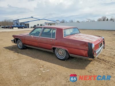 Drugie zdjęcie samochodu z przodu: 1986 CADILLAC FLEETWOOD BROUGHAM VIN:1G6DW69YXG9739087 - miniatura
